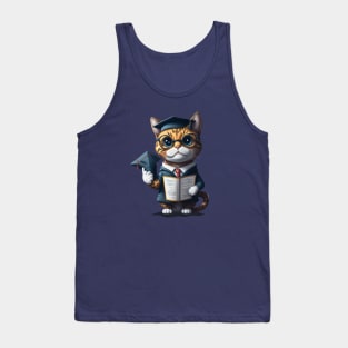 Cat Graduation, I Graduated Graduate Class 2023 Tank Top